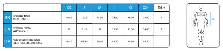 Tabella taglie cassandra siggi